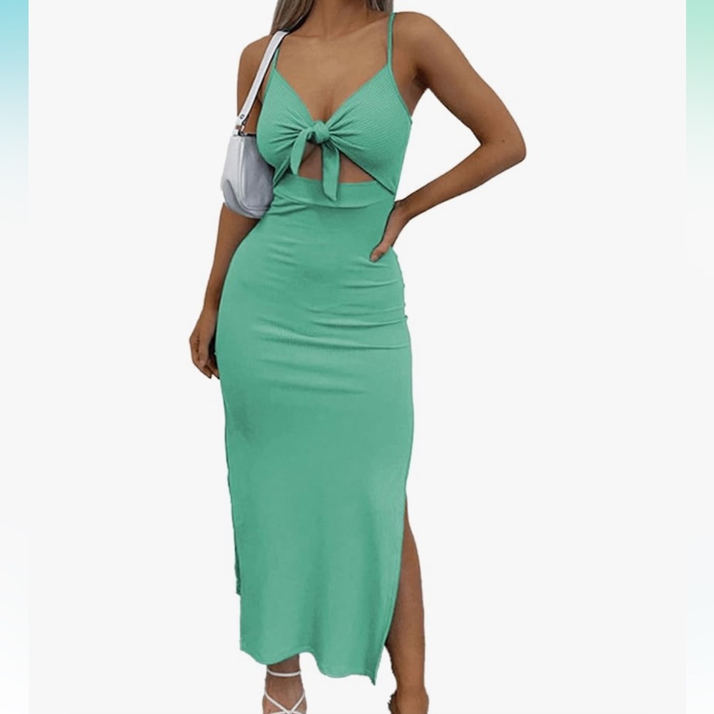 LYANER Bodycon Maxi Dress